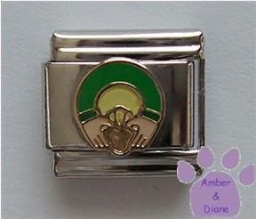 Irish Claddaugh Italian Charm for Love or Friendship Symbol