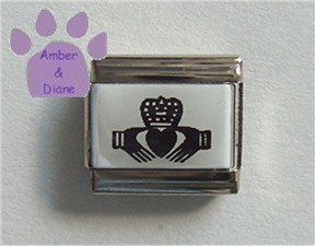 Irish Claddaugh Photo Italian Charm Love or Friendship Symbol