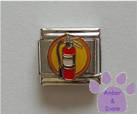 Fire Extinguisher Italian Charm for fighting fires *Fire Safety*