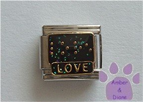 LOVE Italian Charm in Braille