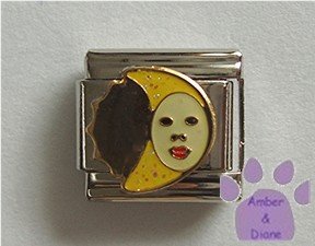 Man in the Moon Against the Sun Italian Charm like an Eclipse