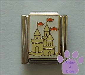 Beach Sand Castle Italian Charm for sunny holidays at the beach