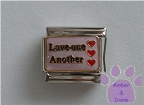 Love one Another Italian Charm John 15