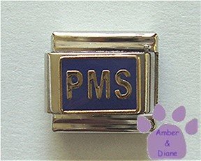 PMS Italian Charm on blue enamel background