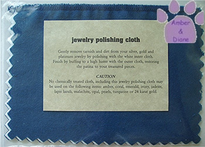Jewelry Polishing Cloth for Silver, Gold, Platinum