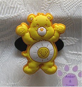 Funshine Bear Shoe Doodle Charm Carebears yellow Care Bears for Crocs