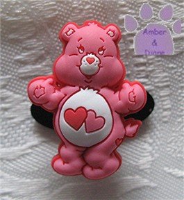 Love-a-Lot Bear Shoe Doodle Charm Carebears pink Care Bears for Crocs