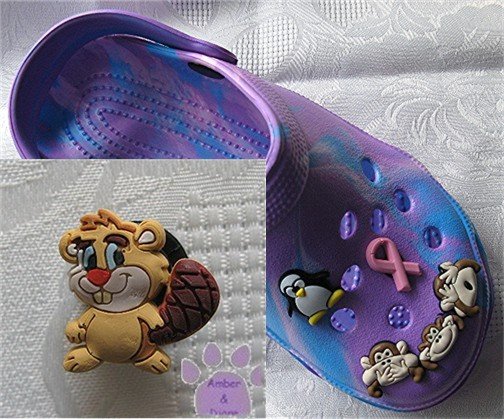 Beaver shoe or clog charm for Crocs