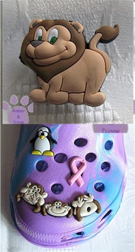 Lion shoe or clog charm for Crocs