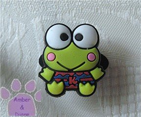Keroppi Shoe Doodle green frog from Donut Pond