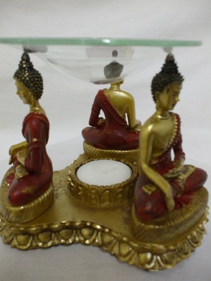 Dhyani Buddha Ratna Sambhava Aroma Oil Burner Resin