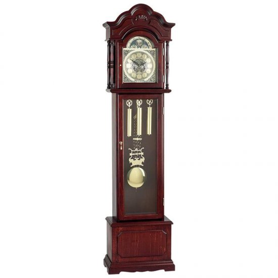 HHGERGF2 St. German Quartz Grandfather Clock with Pendulum