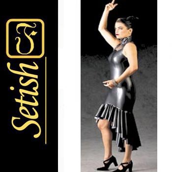 Sexy Costume Latex catsuit Latex Rubber Dress #skn016