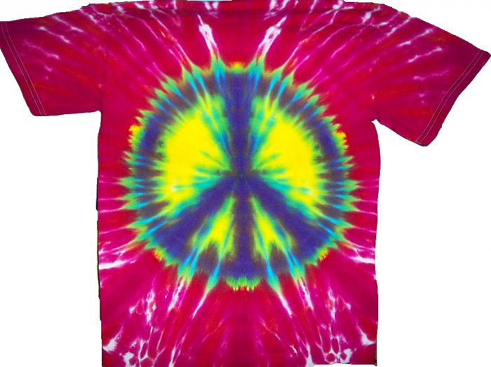 Tie Dye Peace Sign T-shirt