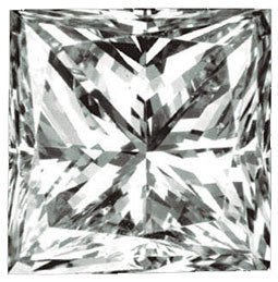 Genuine GIA Cert. .71 ct Princess Loose Diamond G VVS1