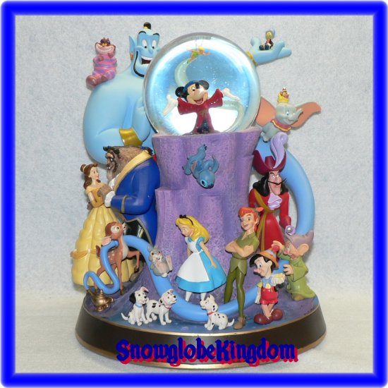 NEW Wonderful World of Disney Snowglobe