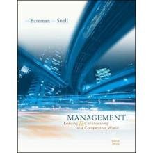 Management: Leading And Collaborating in the Competitive World 7th by Bateman 007292330X