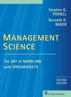 Management Science 2nd by Stephen G. Powell 0470038403