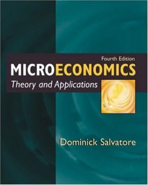 Microeconomics: Theory and Applications 4th by Dominick Salvatore 019513995X