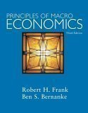 Principles of Macroeconomics 3rd by Robert H. Frank 0073193976