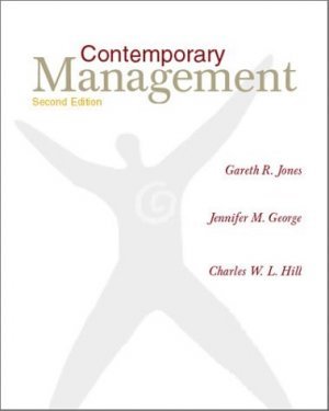 Contemporary Management 2nd by Gareth R. R. Jones 0072346310