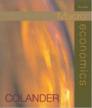 Macroeconomics by David C Colander 0072883251