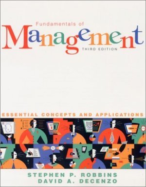 Fundamentals of Management E-Business 3rd by David A. DeCenzo 0130651338