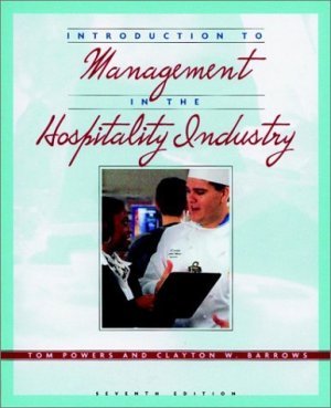 Introduction to Management in the Hospitality Industry by Clayton W. Barrows 0471359017
