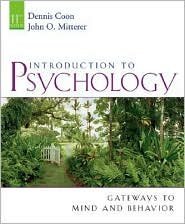 Introduction to Psychology 11th by Dennis Coon 0495091553