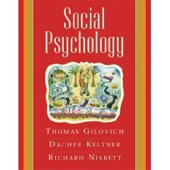Social Psychology by Dacher Keltner 0393978753