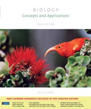 Biology Concepts and Applications 6th by Cecie Starr 0495188360