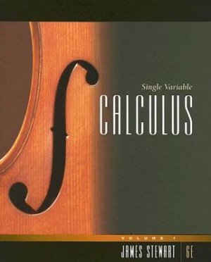 Single Variable Calculus 6th ed. Vol I Chapters 1-6 Stewart 0495384178