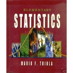 Elementary Statistics: High School 9th Edition by Mario F. Triola 0321198182