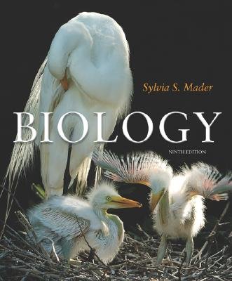 Biology 9th Edition by Sylvia S. Mader 0073209287