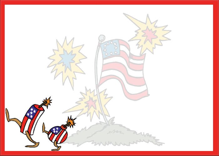 Independence day, 4th of July, invitations, personalized