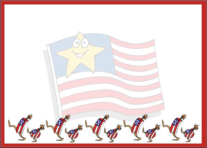 Independence day, 4th of July, invitations, personalized