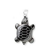 NEW Shiny Cute Hemalyke (Manmade Gemstone) Turtle Pendant