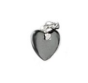 NEW Shiny Cute Hemalyke (Manmade Gemstone) Big Heart Pendant