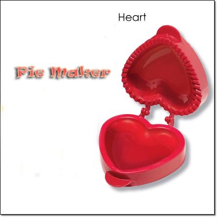 BAKERS' TOOL; Pocket "HEART-SHAPE" Pie Mold
