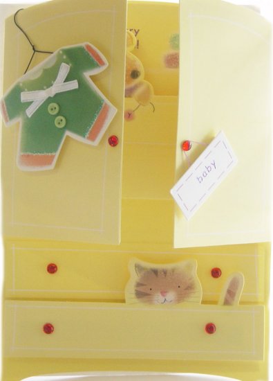 Handcrafted Greeting Card: "Wishing you every joy and happiness!"