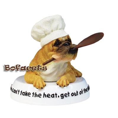 Collectible Zelda Wisdom BULLDOG Figurine - "If You Can’t Take The Heat"