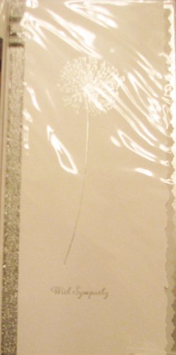 *FREE SHIPPING to US & CANADA* Handcrafted "With Sympathy" Messenger Card