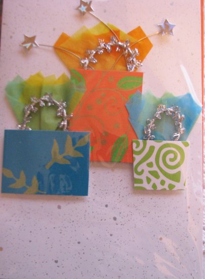 *FREE SHIPPING to US & CANADA* Handcrafted "GIFT-GIVING" Greeting Card: BLANK INSIDE