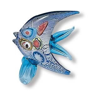 Mini Handcrafted Art Glass Decoration - Saltwater Fish Glass Figurine