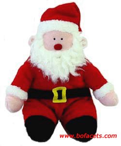 All year long ... Soft Plush Toy - HAPPY SANTA PLUSH