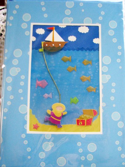 "Best wishes for a birthday filled with adventure!" Handcrafted "Birthday" Greeting Card