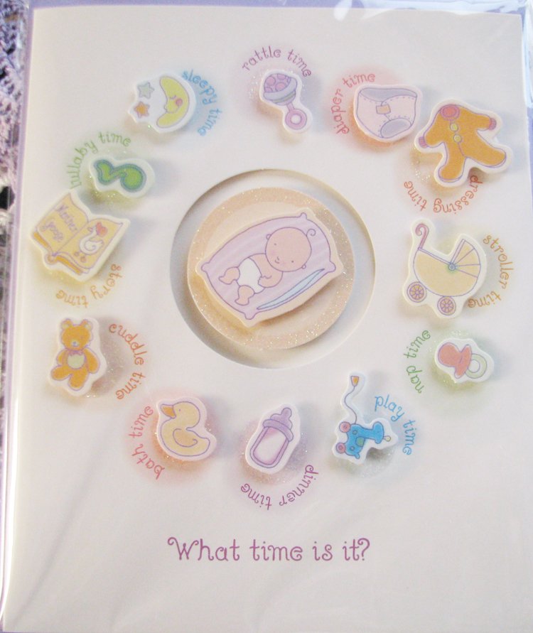 "What time is it?" Handcrafted "Life's Little Pleasures" Greeting Card