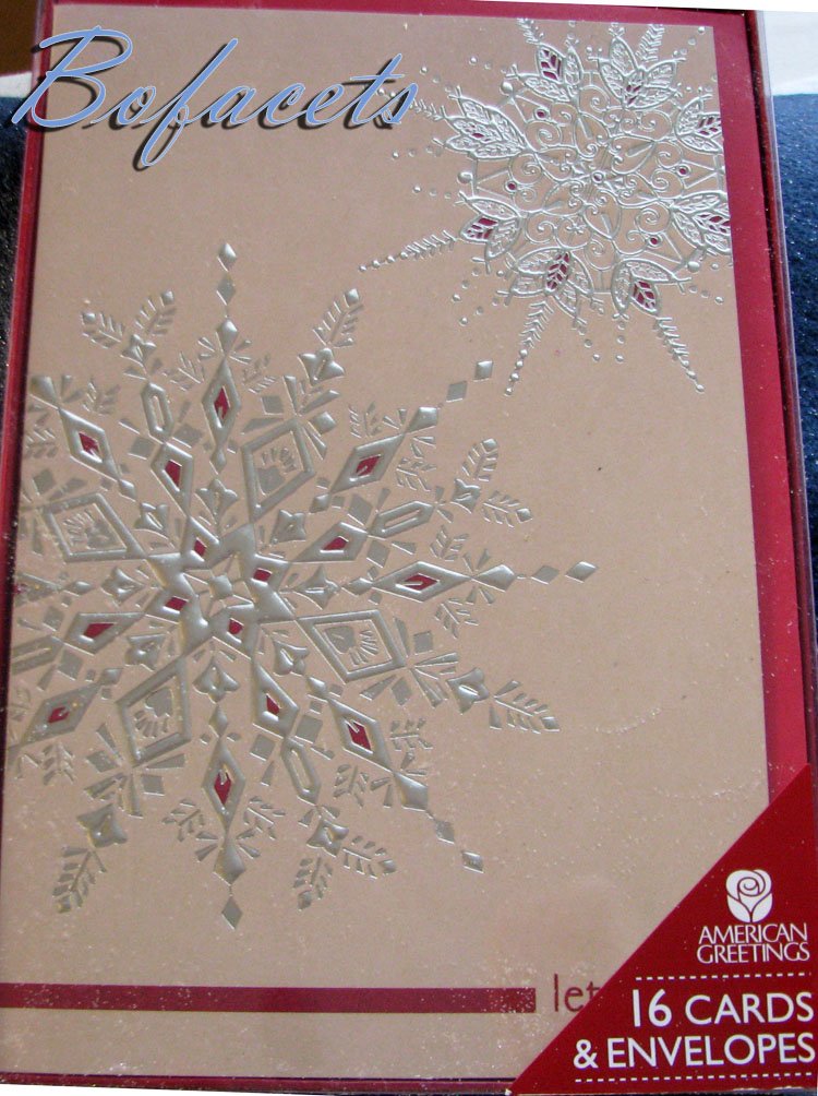 AMERICAN GREETINGS "Warm Christmas greetings to you and yours" 16 Cards & Envelopes