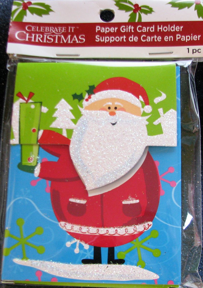 One Piece Holidays Paper Gift Card Holder