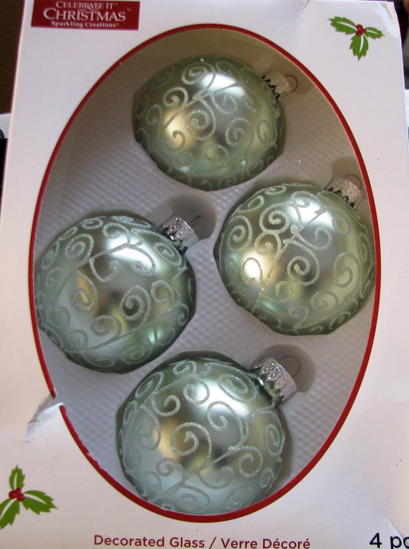 All year long ... Sparkling Creations A Set of 4-Piece Celebrate It Christmas Decorations